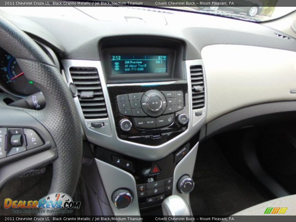 2011 Chevrolet Cruze LS Black Granite Metallic / Jet Black/Medium Titanium Photo #14