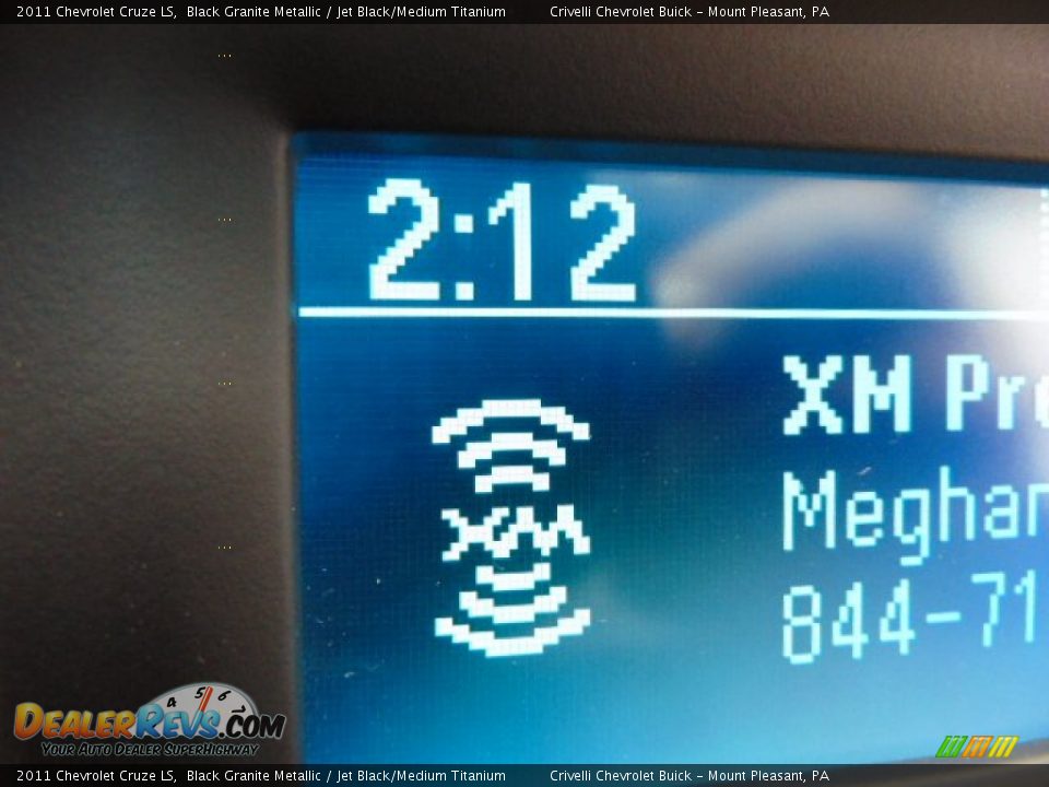 2011 Chevrolet Cruze LS Black Granite Metallic / Jet Black/Medium Titanium Photo #15