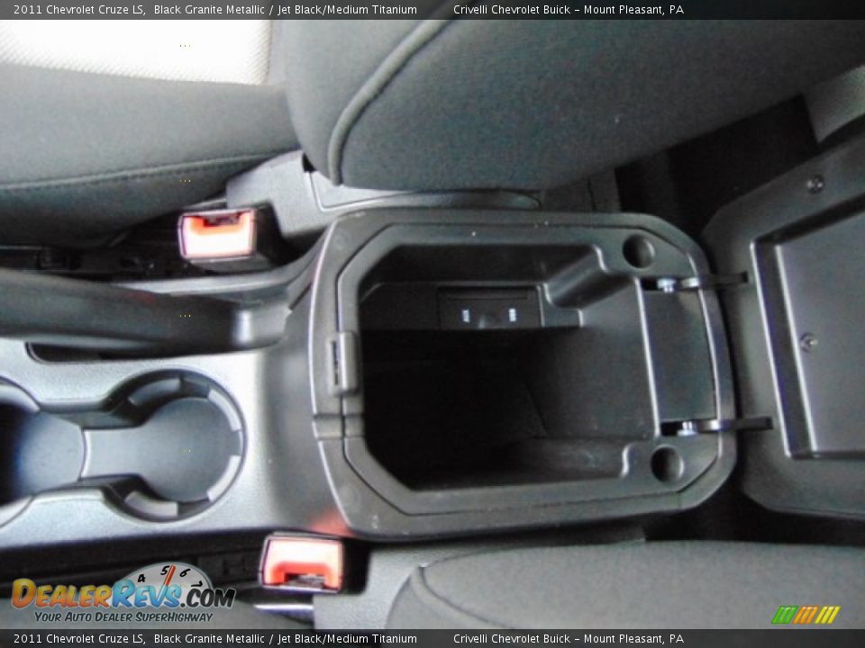 2011 Chevrolet Cruze LS Black Granite Metallic / Jet Black/Medium Titanium Photo #17