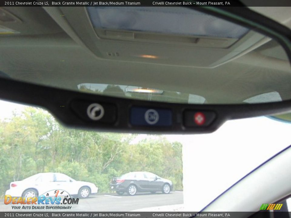2011 Chevrolet Cruze LS Black Granite Metallic / Jet Black/Medium Titanium Photo #18