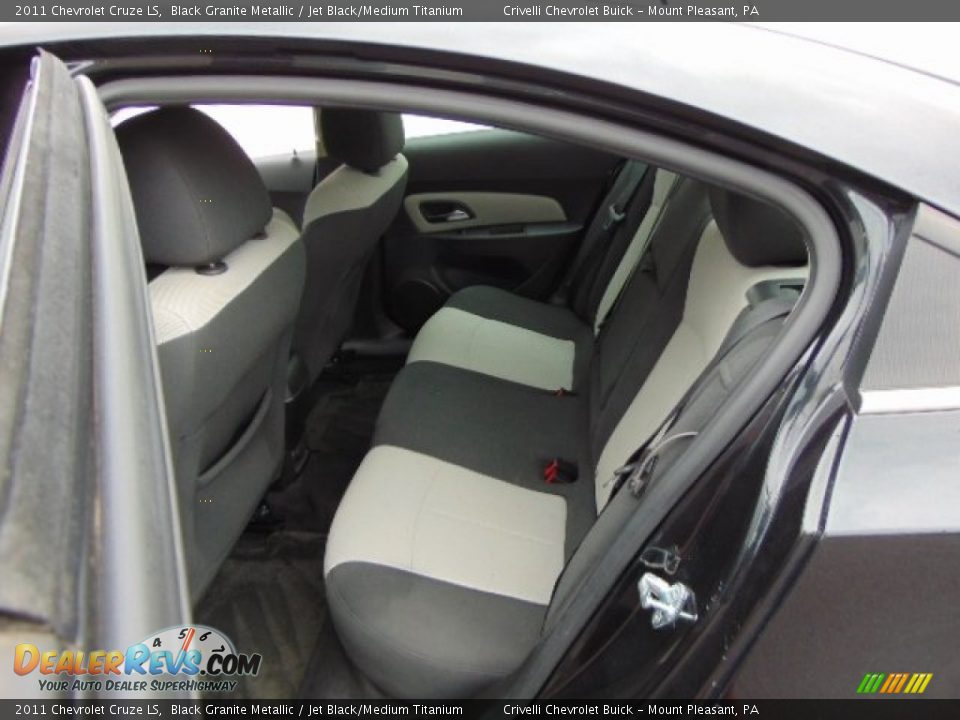 2011 Chevrolet Cruze LS Black Granite Metallic / Jet Black/Medium Titanium Photo #20
