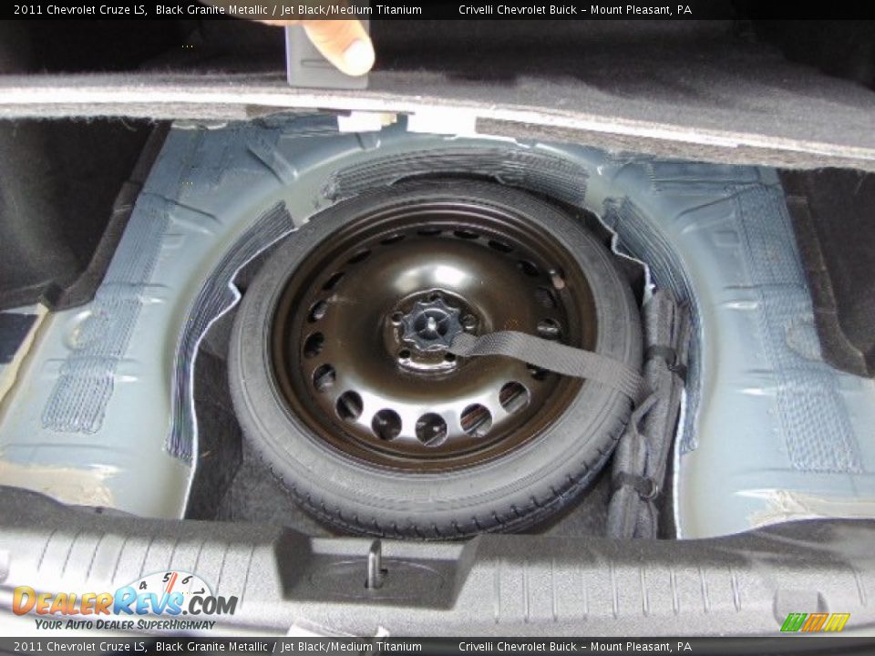 2011 Chevrolet Cruze LS Black Granite Metallic / Jet Black/Medium Titanium Photo #22