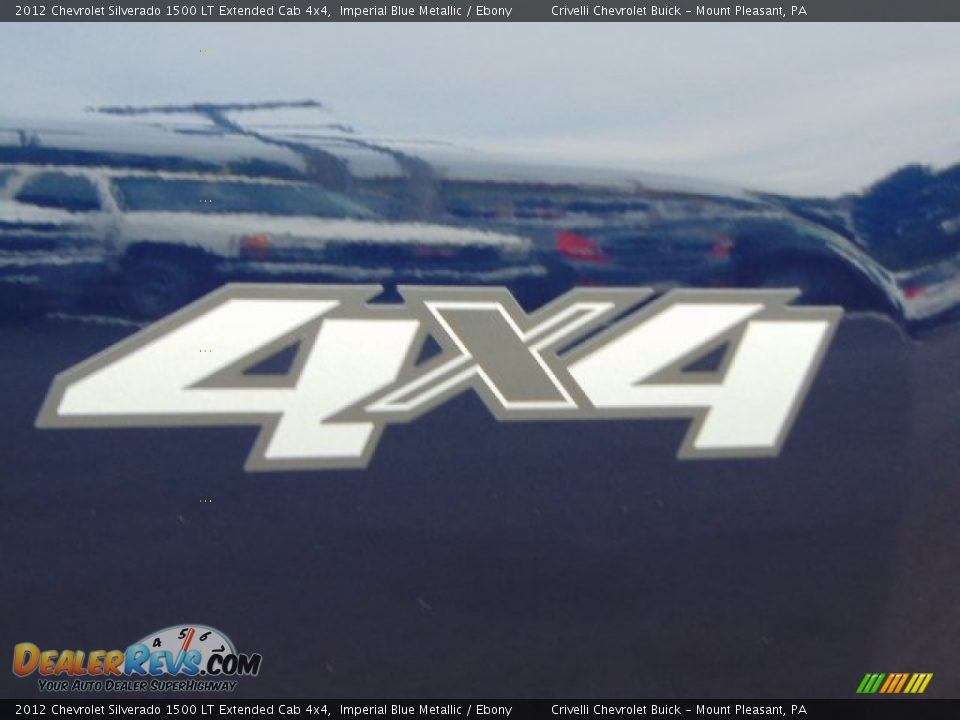 2012 Chevrolet Silverado 1500 LT Extended Cab 4x4 Imperial Blue Metallic / Ebony Photo #5