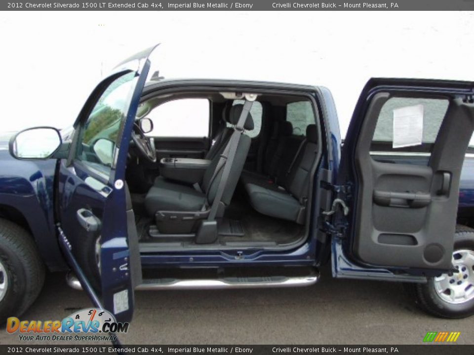 2012 Chevrolet Silverado 1500 LT Extended Cab 4x4 Imperial Blue Metallic / Ebony Photo #15