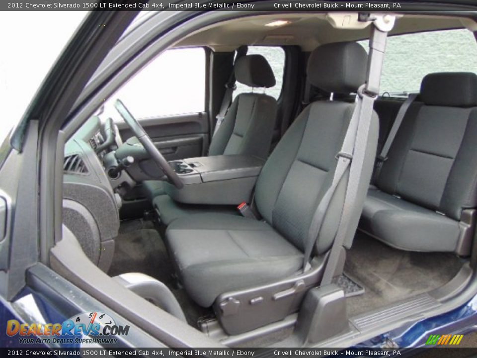 2012 Chevrolet Silverado 1500 LT Extended Cab 4x4 Imperial Blue Metallic / Ebony Photo #17