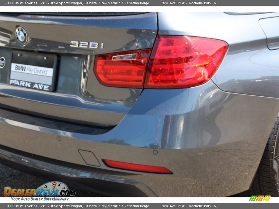 2014 BMW 3 Series 328i xDrive Sports Wagon Mineral Grey Metallic / Venetian Beige Photo #24