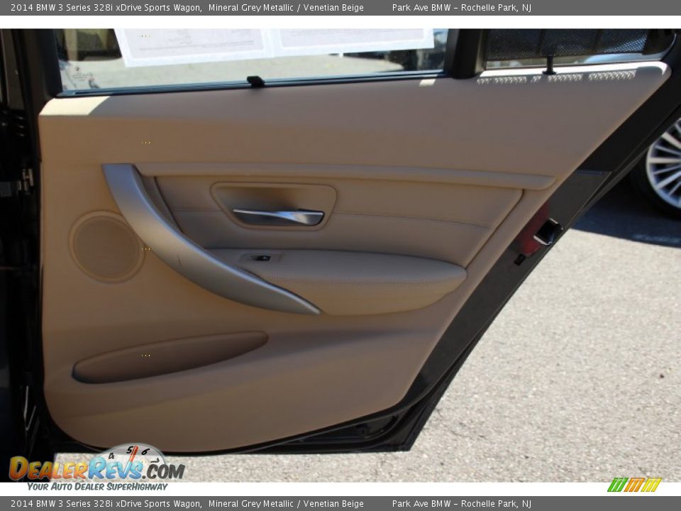 2014 BMW 3 Series 328i xDrive Sports Wagon Mineral Grey Metallic / Venetian Beige Photo #25