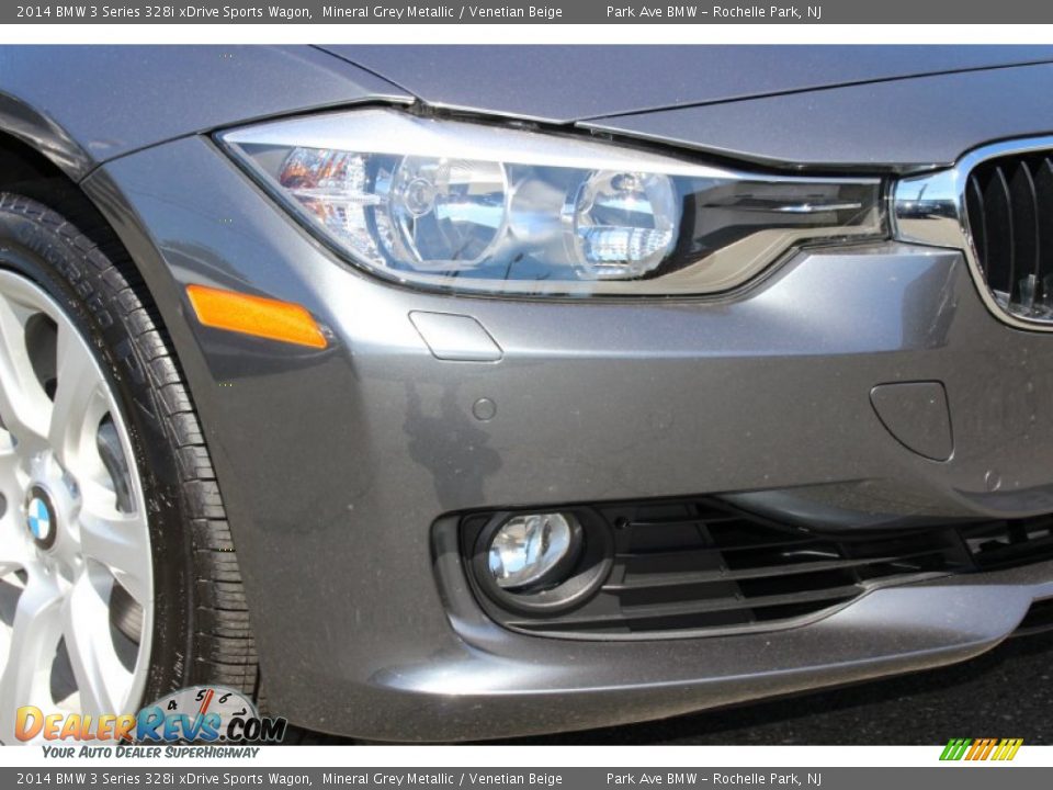 2014 BMW 3 Series 328i xDrive Sports Wagon Mineral Grey Metallic / Venetian Beige Photo #32