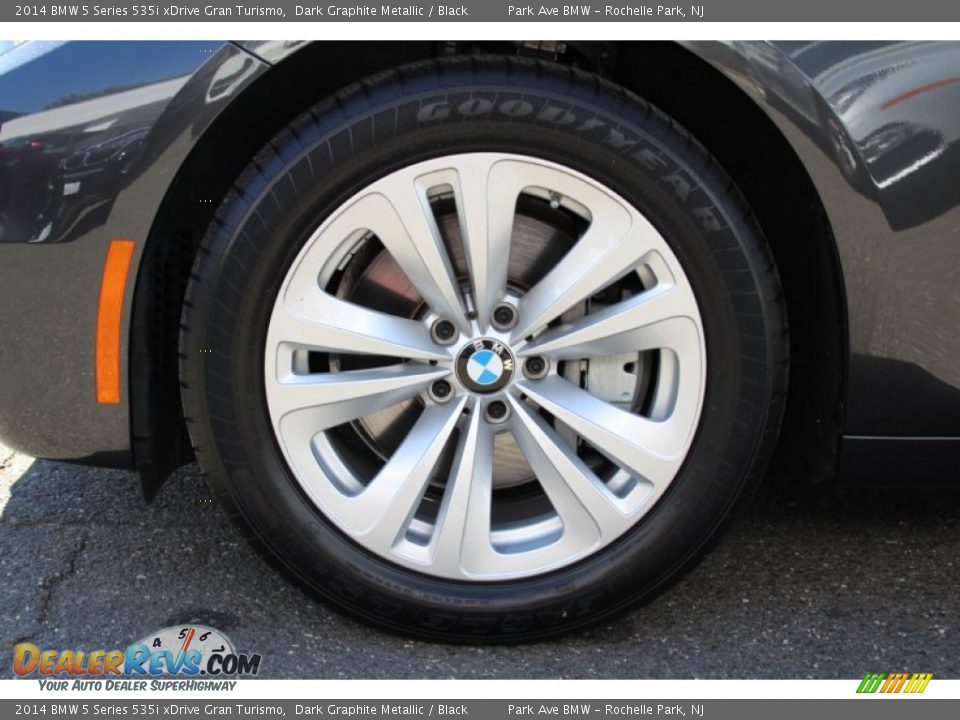 2014 BMW 5 Series 535i xDrive Gran Turismo Dark Graphite Metallic / Black Photo #33