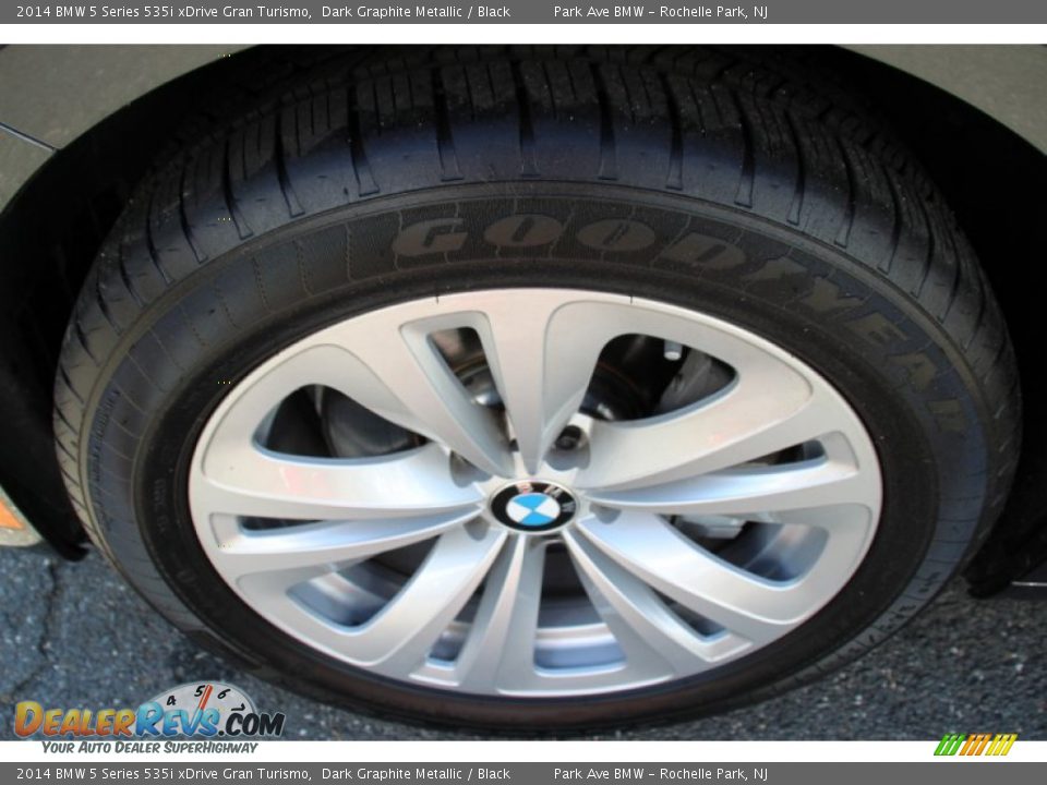2014 BMW 5 Series 535i xDrive Gran Turismo Dark Graphite Metallic / Black Photo #34