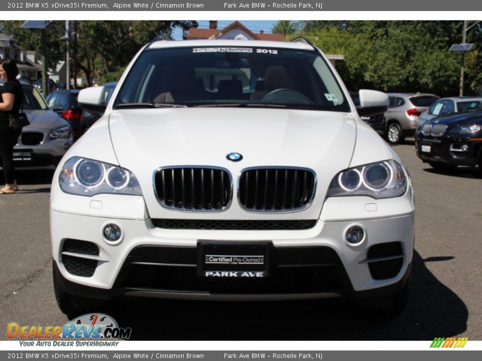 2012 BMW X5 xDrive35i Premium Alpine White / Cinnamon Brown Photo #8