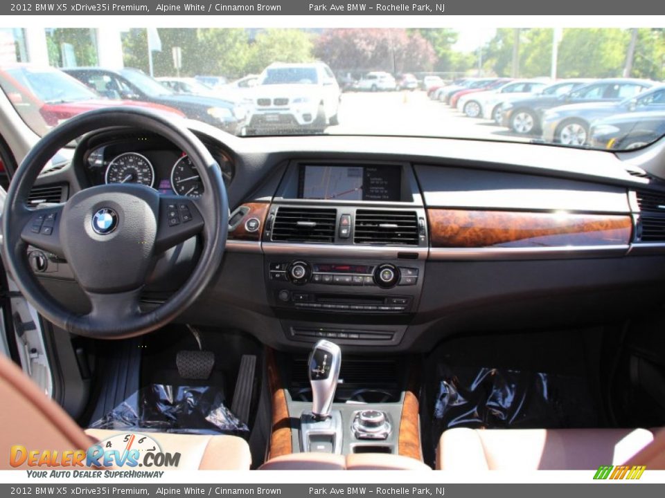 2012 BMW X5 xDrive35i Premium Alpine White / Cinnamon Brown Photo #16