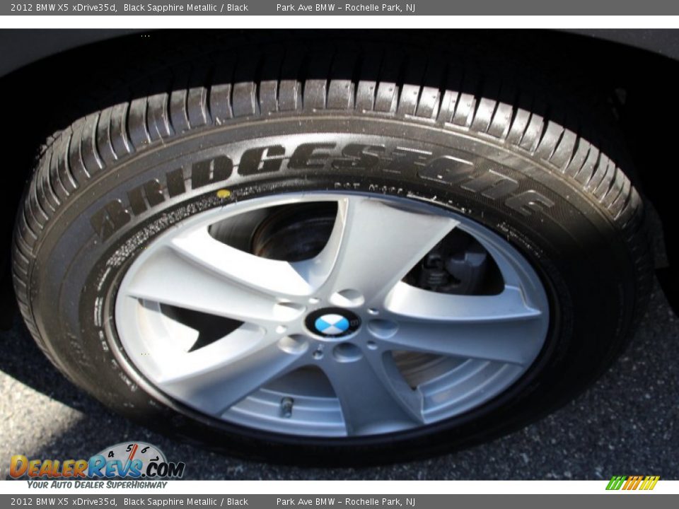 2012 BMW X5 xDrive35d Black Sapphire Metallic / Black Photo #35
