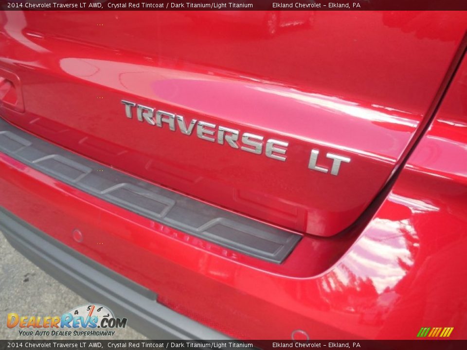 2014 Chevrolet Traverse LT AWD Crystal Red Tintcoat / Dark Titanium/Light Titanium Photo #9