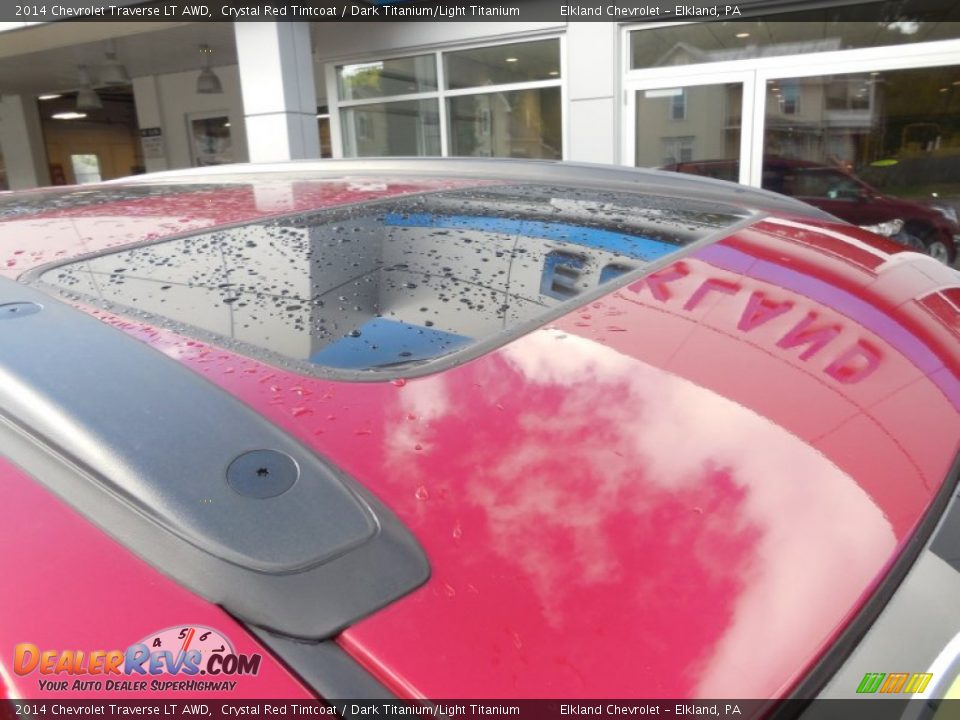 2014 Chevrolet Traverse LT AWD Crystal Red Tintcoat / Dark Titanium/Light Titanium Photo #11