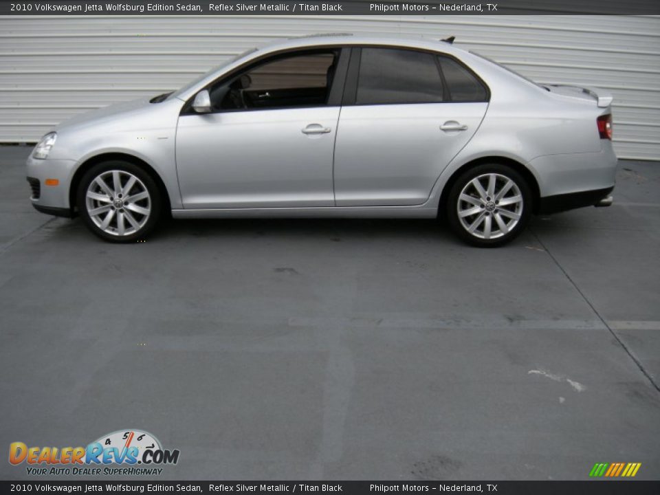 Reflex Silver Metallic 2010 Volkswagen Jetta Wolfsburg Edition Sedan Photo #3