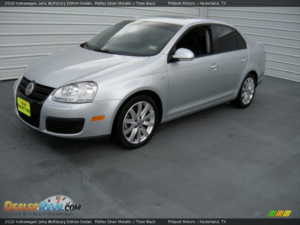 2010 Volkswagen Jetta Wolfsburg Edition Sedan Reflex Silver Metallic / Titan Black Photo #4