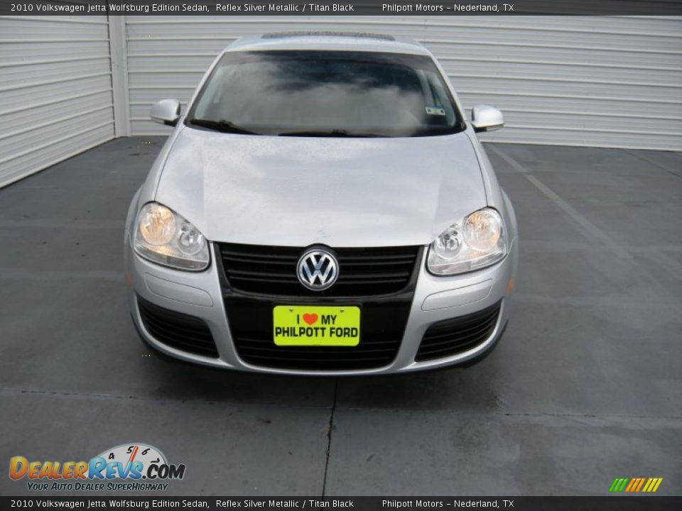2010 Volkswagen Jetta Wolfsburg Edition Sedan Reflex Silver Metallic / Titan Black Photo #5