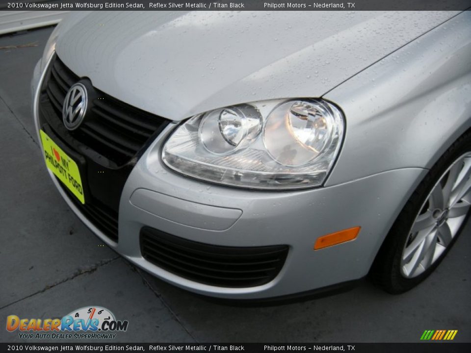 2010 Volkswagen Jetta Wolfsburg Edition Sedan Reflex Silver Metallic / Titan Black Photo #7
