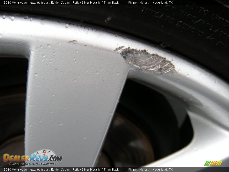 2010 Volkswagen Jetta Wolfsburg Edition Sedan Reflex Silver Metallic / Titan Black Photo #27