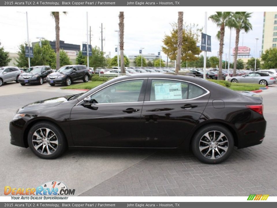 Black Copper Pearl 2015 Acura TLX 2.4 Technology Photo #4