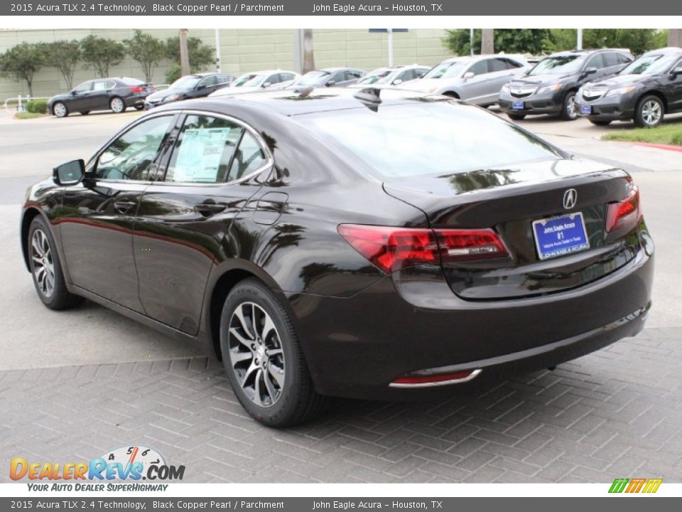 2015 Acura TLX 2.4 Technology Black Copper Pearl / Parchment Photo #5