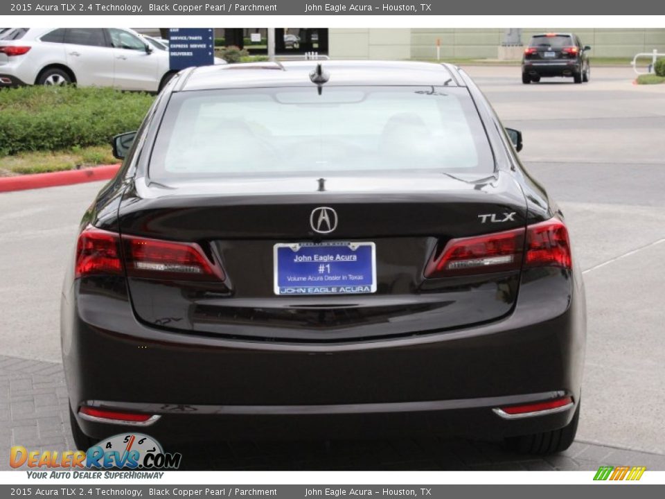2015 Acura TLX 2.4 Technology Black Copper Pearl / Parchment Photo #6