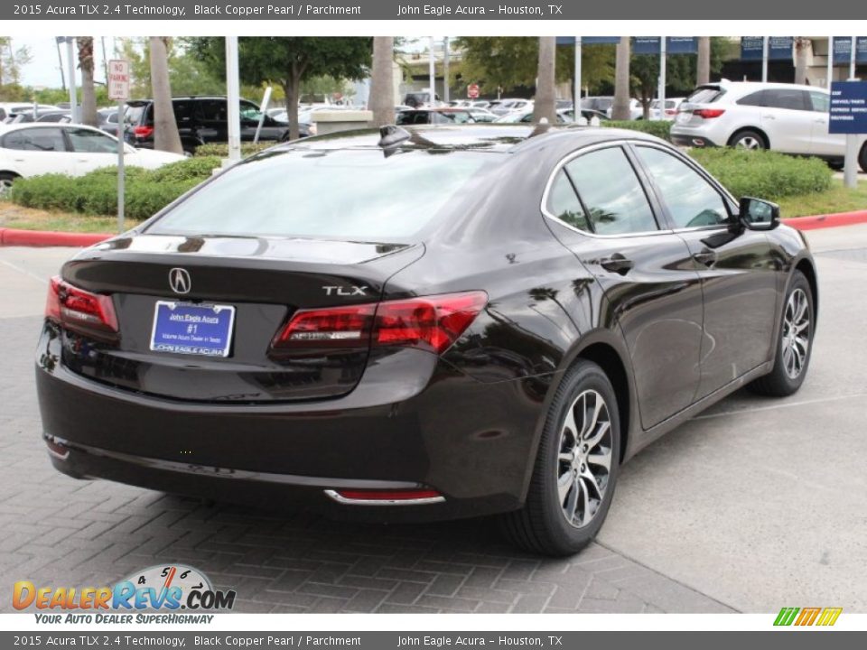 2015 Acura TLX 2.4 Technology Black Copper Pearl / Parchment Photo #7