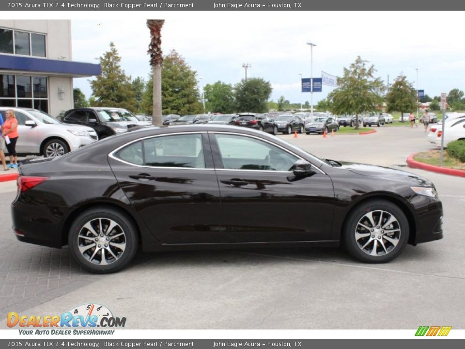2015 Acura TLX 2.4 Technology Black Copper Pearl / Parchment Photo #8