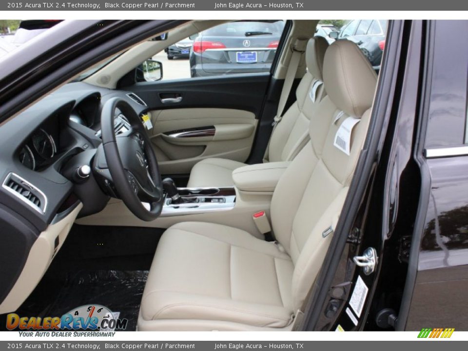 Parchment Interior - 2015 Acura TLX 2.4 Technology Photo #11