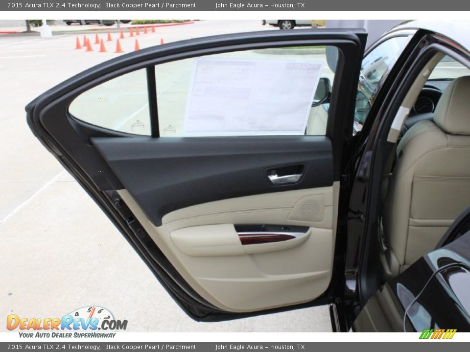 2015 Acura TLX 2.4 Technology Black Copper Pearl / Parchment Photo #12