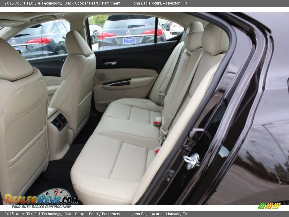 Rear Seat of 2015 Acura TLX 2.4 Technology Photo #13