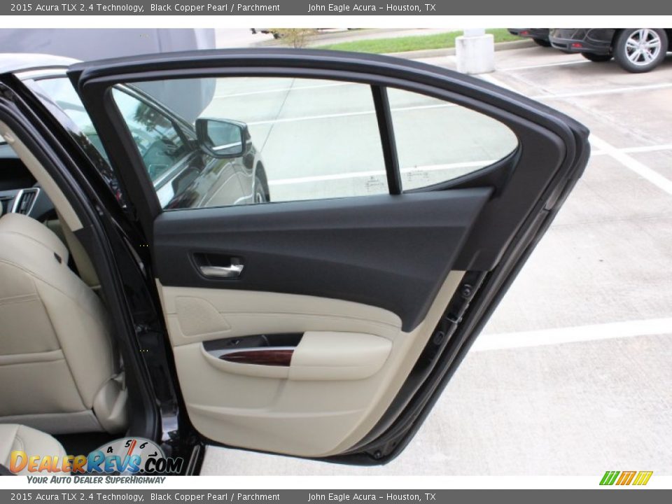 2015 Acura TLX 2.4 Technology Black Copper Pearl / Parchment Photo #16