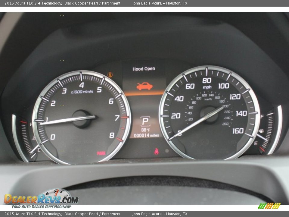 2015 Acura TLX 2.4 Technology Gauges Photo #27