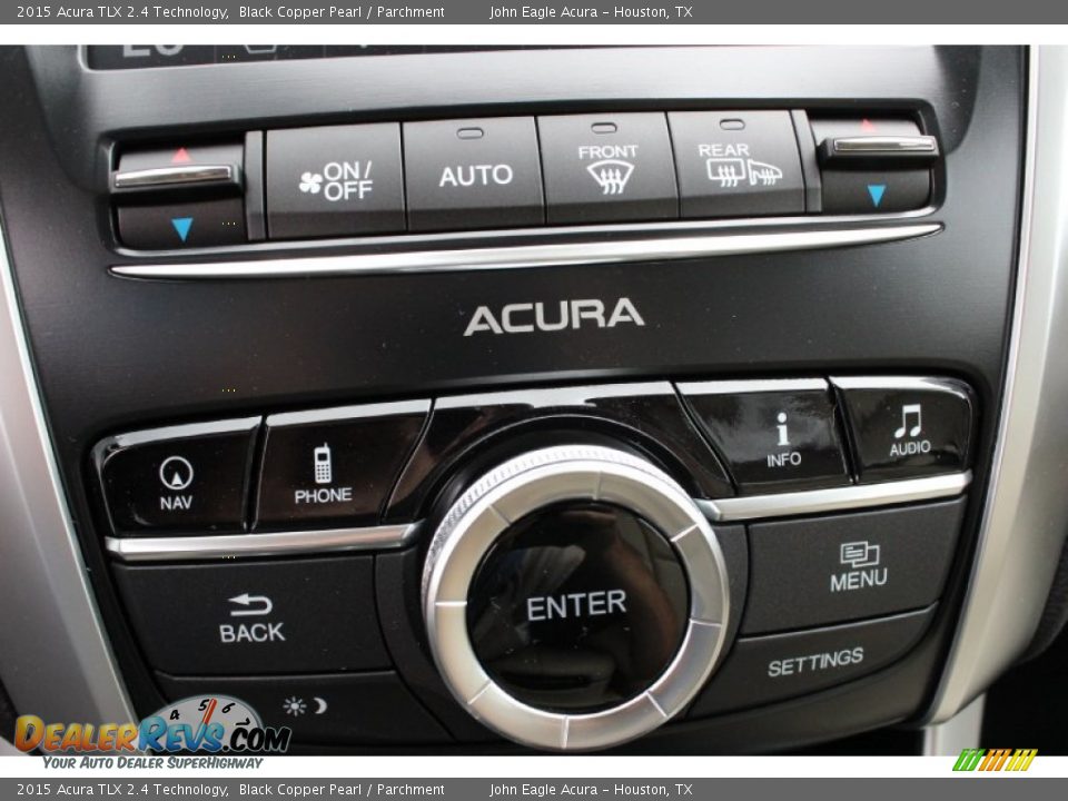 2015 Acura TLX 2.4 Technology Black Copper Pearl / Parchment Photo #33