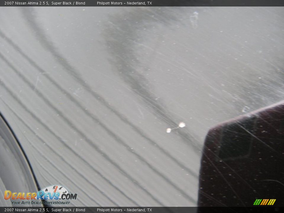 2007 Nissan Altima 2.5 S Super Black / Blond Photo #17