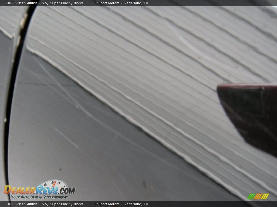 2007 Nissan Altima 2.5 S Super Black / Blond Photo #20