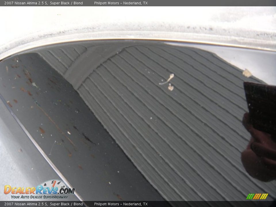 2007 Nissan Altima 2.5 S Super Black / Blond Photo #22
