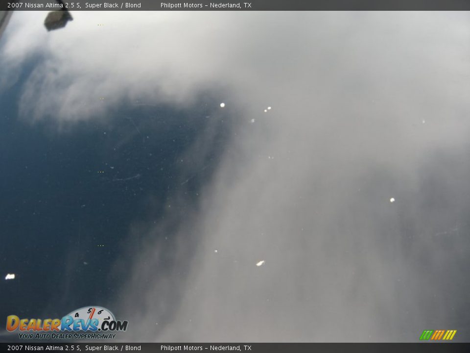 2007 Nissan Altima 2.5 S Super Black / Blond Photo #23