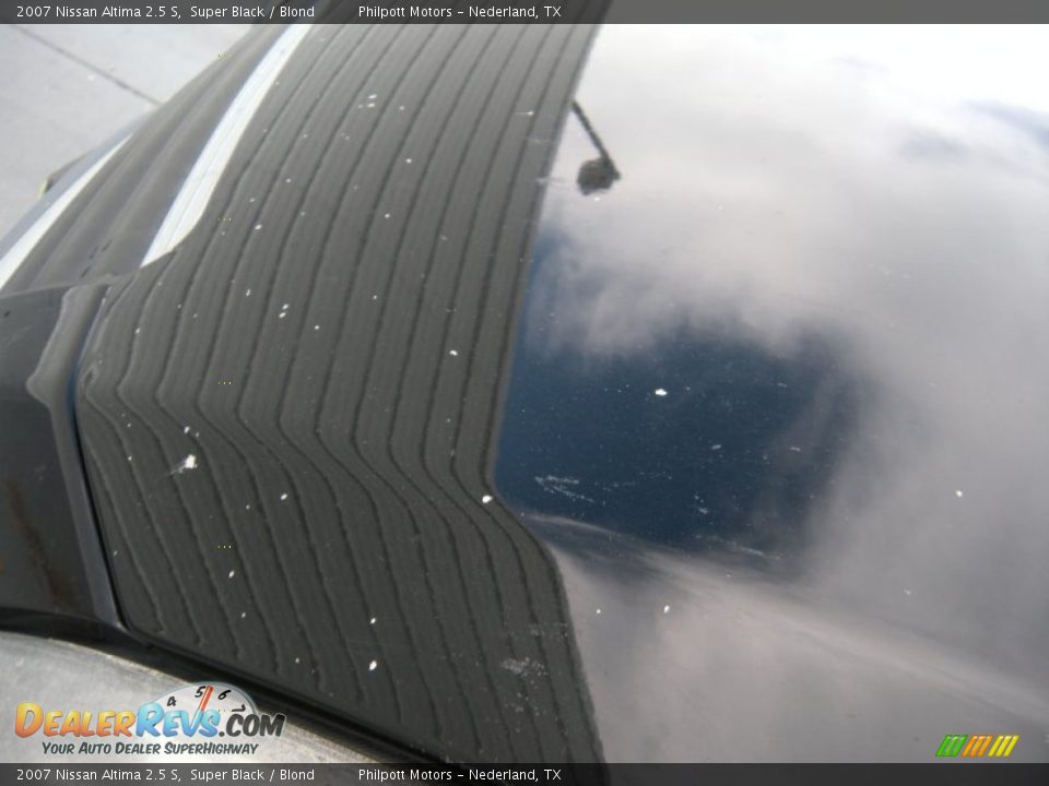 2007 Nissan Altima 2.5 S Super Black / Blond Photo #24