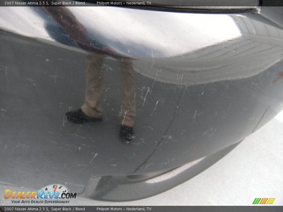 2007 Nissan Altima 2.5 S Super Black / Blond Photo #26