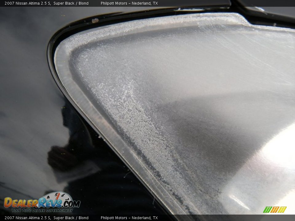 2007 Nissan Altima 2.5 S Super Black / Blond Photo #28