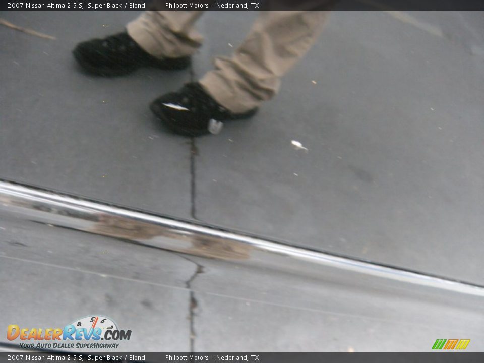 2007 Nissan Altima 2.5 S Super Black / Blond Photo #30