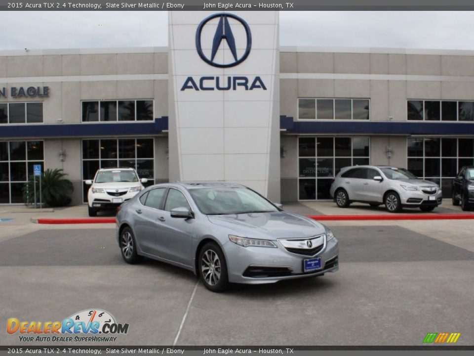 2015 Acura TLX 2.4 Technology Slate Silver Metallic / Ebony Photo #1