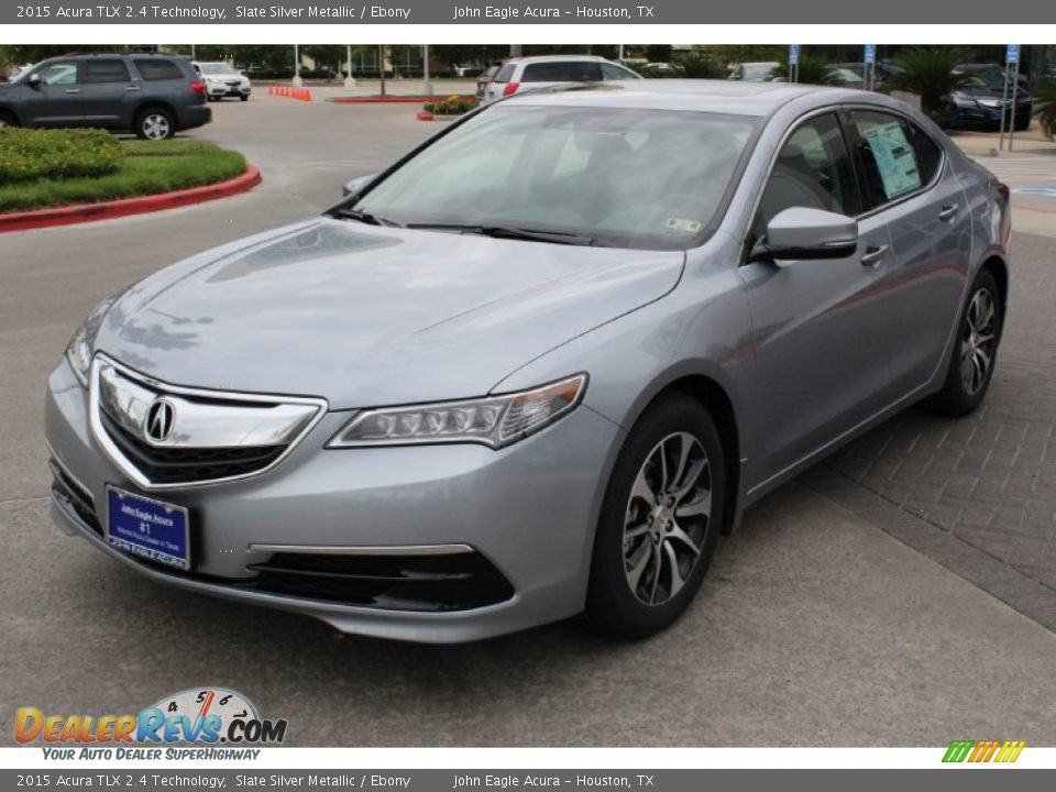 2015 Acura TLX 2.4 Technology Slate Silver Metallic / Ebony Photo #3
