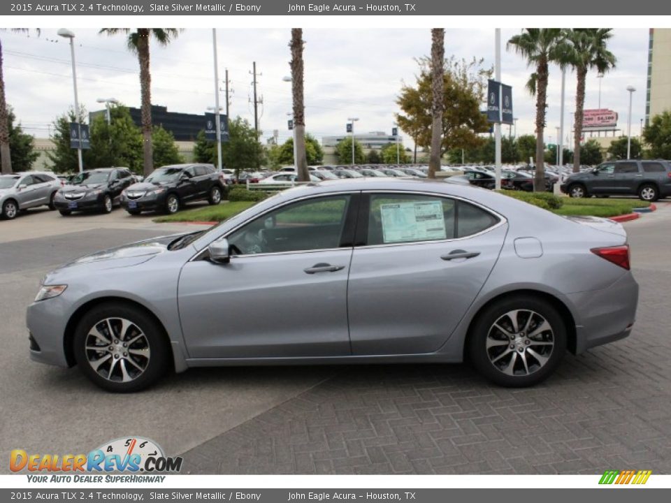 2015 Acura TLX 2.4 Technology Slate Silver Metallic / Ebony Photo #4