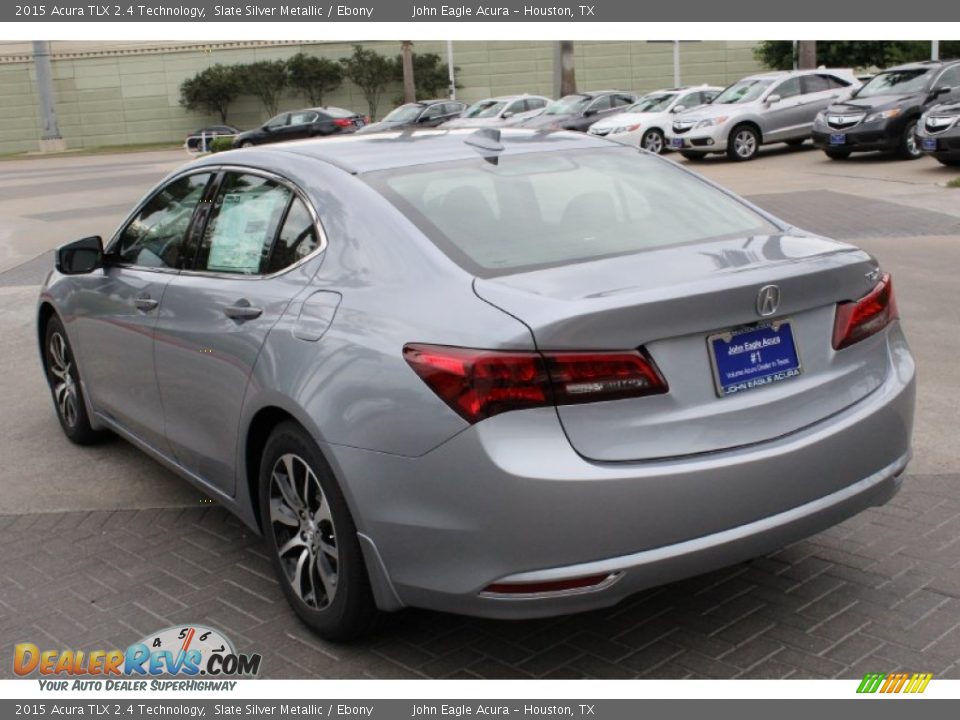 2015 Acura TLX 2.4 Technology Slate Silver Metallic / Ebony Photo #5