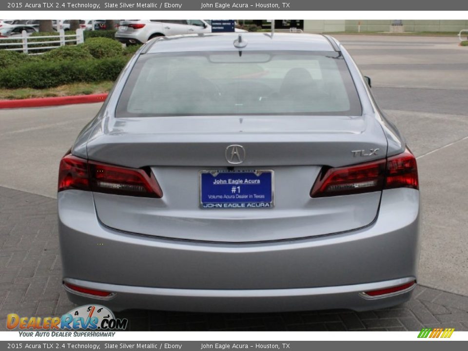 2015 Acura TLX 2.4 Technology Slate Silver Metallic / Ebony Photo #6