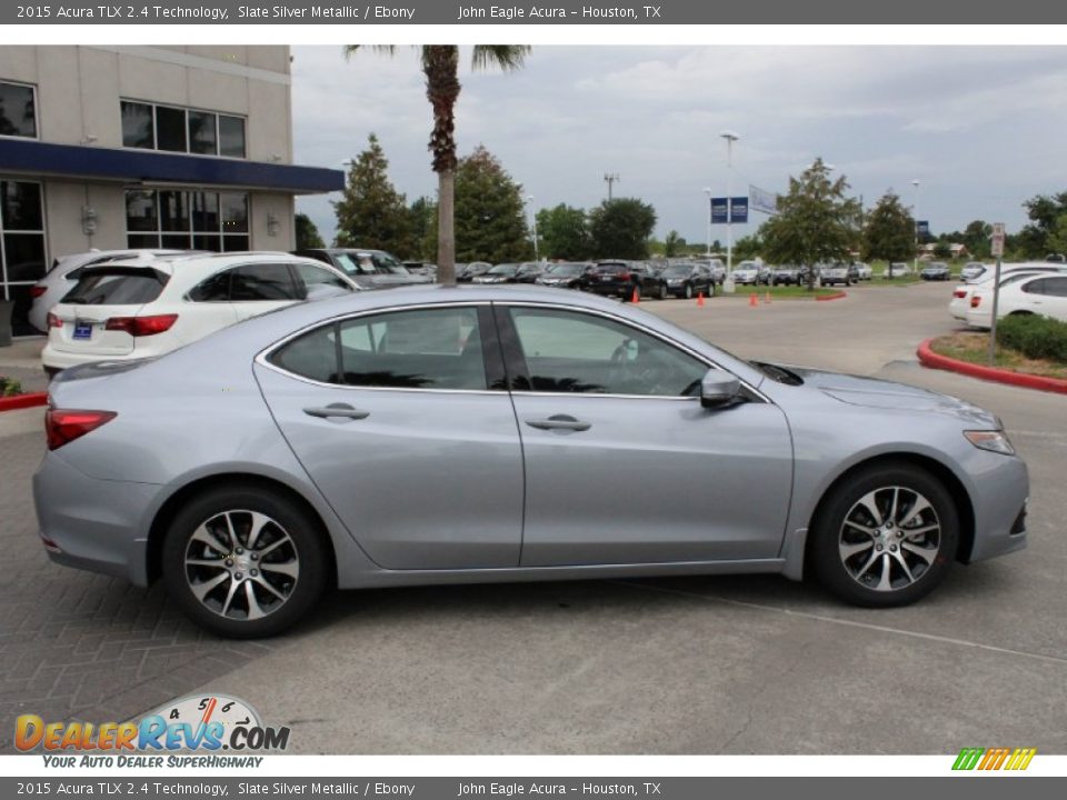 2015 Acura TLX 2.4 Technology Slate Silver Metallic / Ebony Photo #8