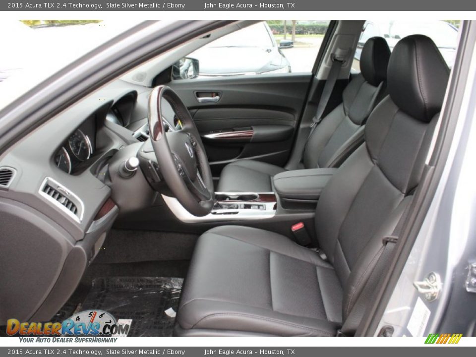 2015 Acura TLX 2.4 Technology Slate Silver Metallic / Ebony Photo #11